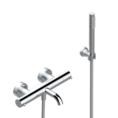 Wall-mounted thermostatic bath/shower mixer THG - "Estran" Collection