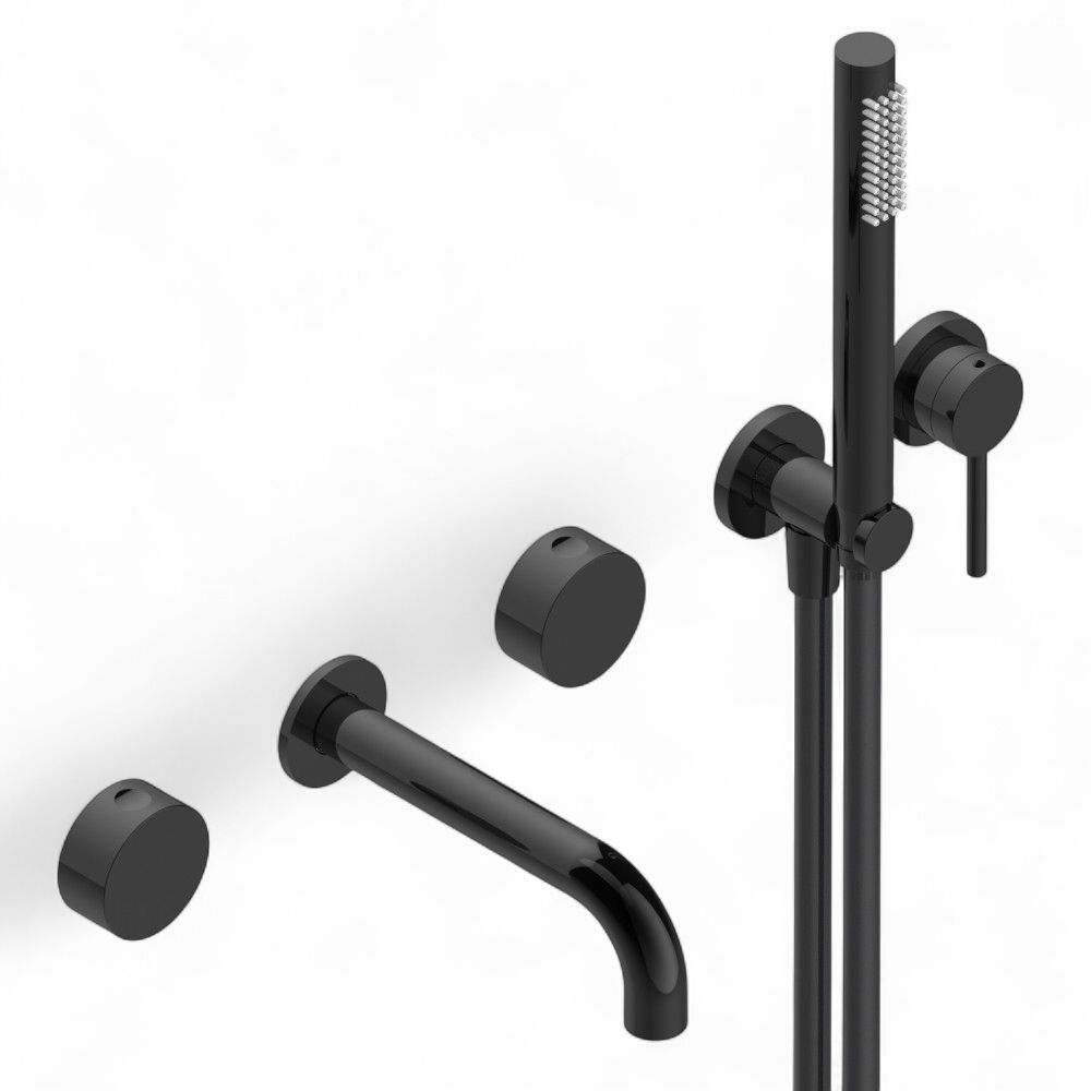 THG Concealed Bath/Shower Mixer with 4 Holes - "Oyat" Collection