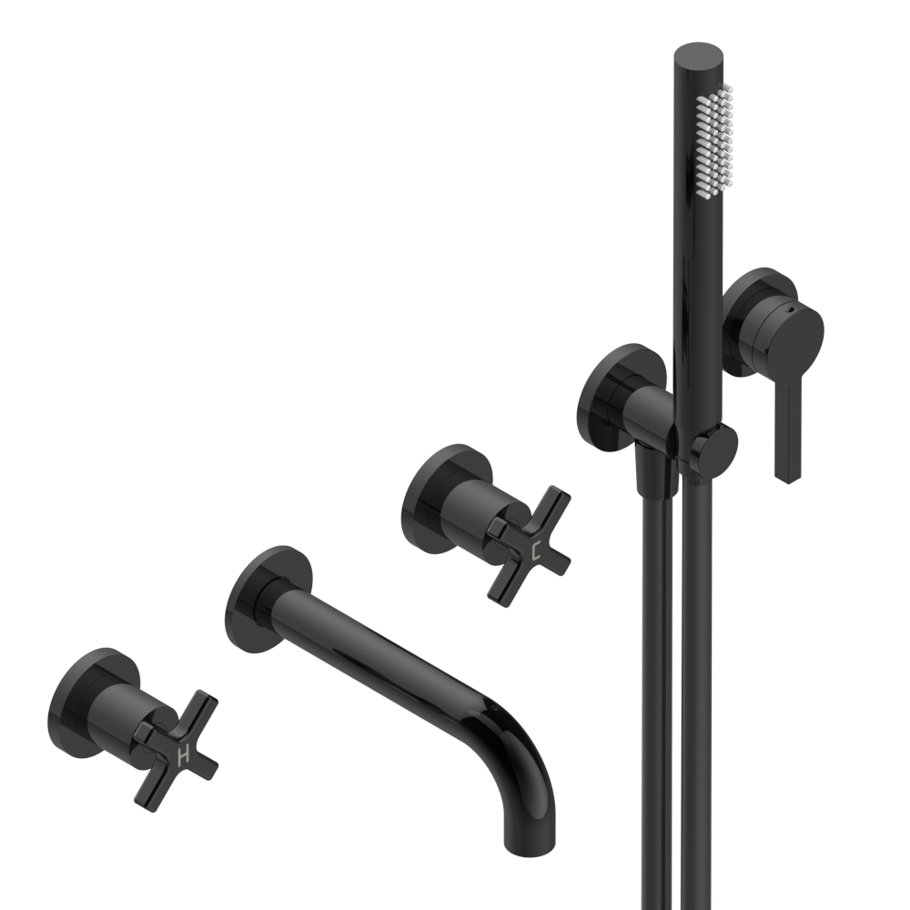 Built-in bath/shower mixer 4-hole THG - "Estran" Collection