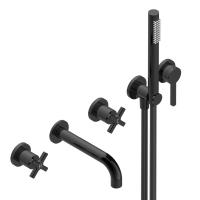 Built-in bath/shower mixer 4-hole THG - "Estran" Collection