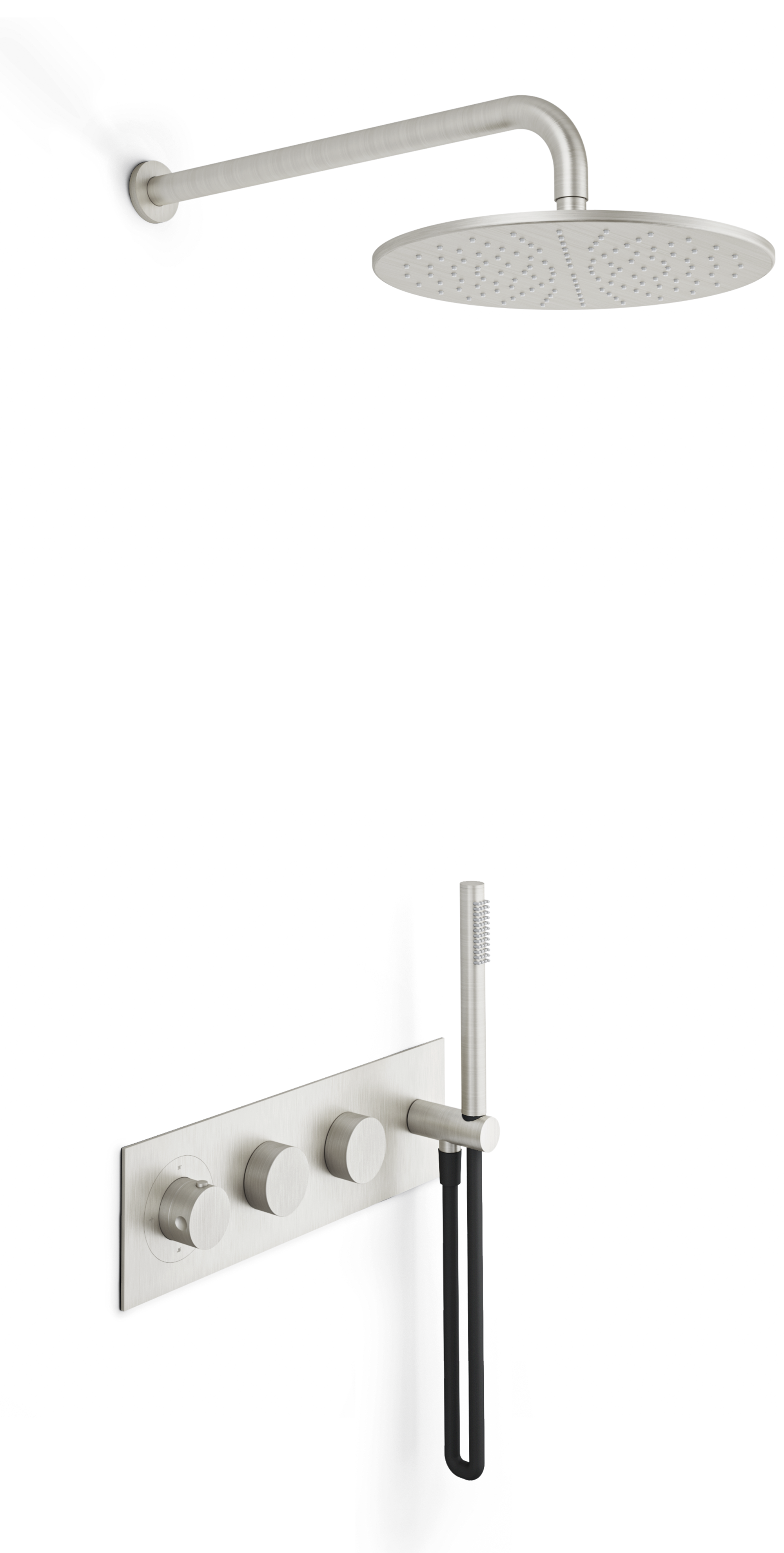 Ensemble de douche thermostatique encastré THG - Collection "Oyat" - vue 4
