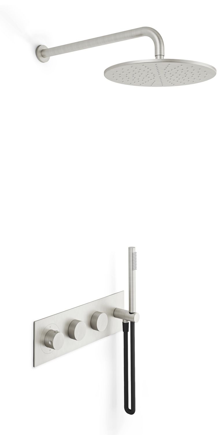 Ensemble de douche thermostatique encastré THG - Collection "Oyat" — vue 4