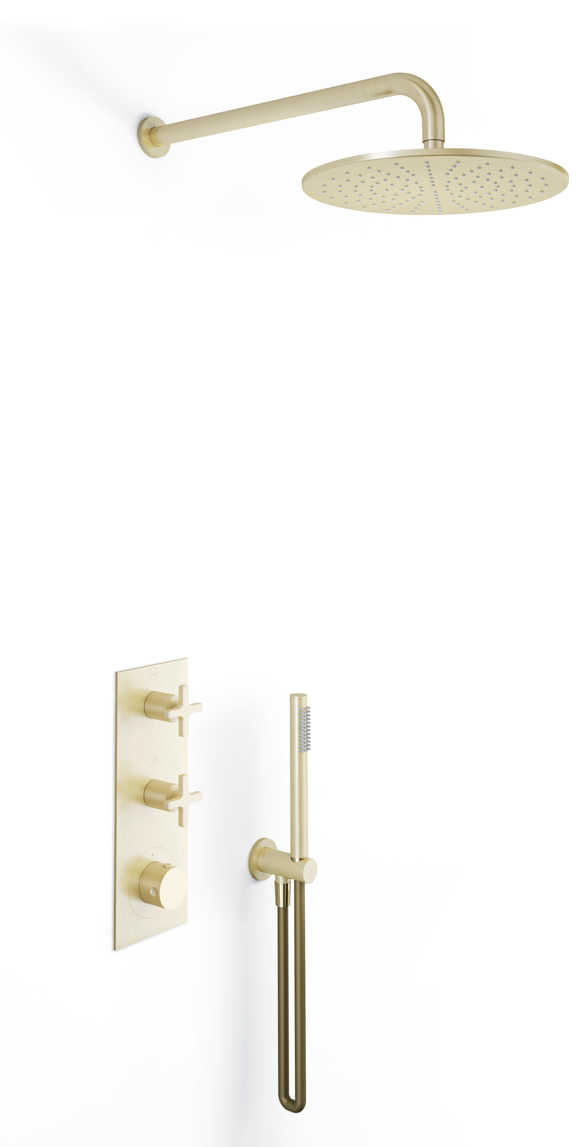 Ensemble de douche thermostatique encastré THG - Collection "Estran" - vue 3