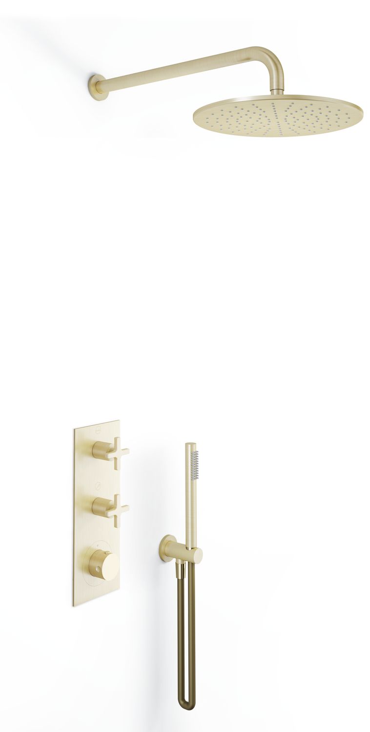 Ensemble de douche thermostatique encastré THG - Collection "Estran" — vue 3