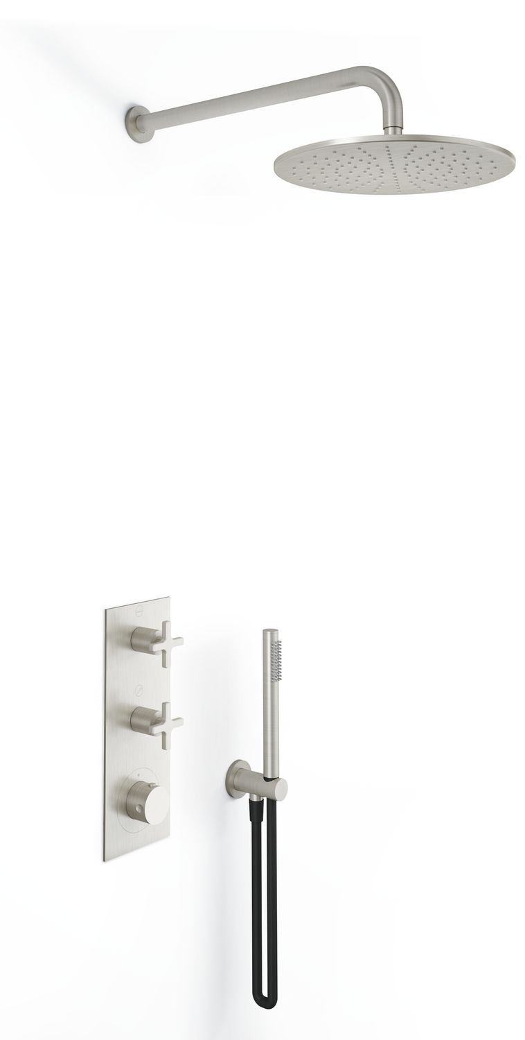 Ensemble de douche thermostatique encastré THG - Collection "Estran" — vue 4