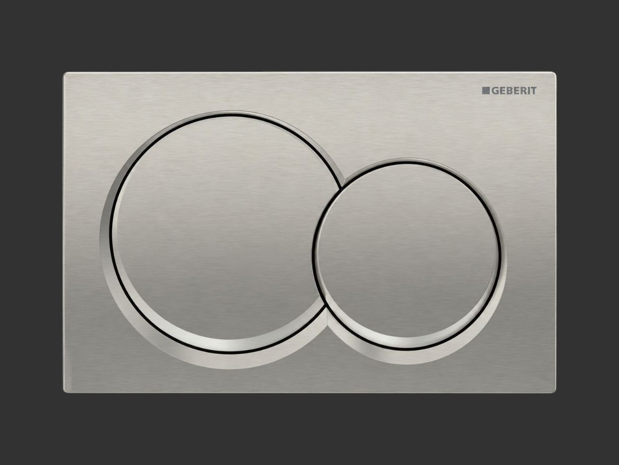 Alpha01 Round PVD Brushed Nickel Flush Plate