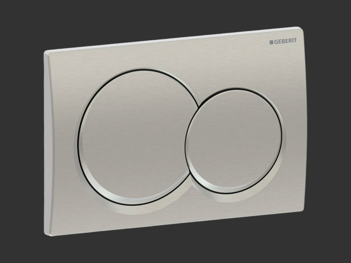 Alpha01 Round PVD Brushed Nickel Flush Plate