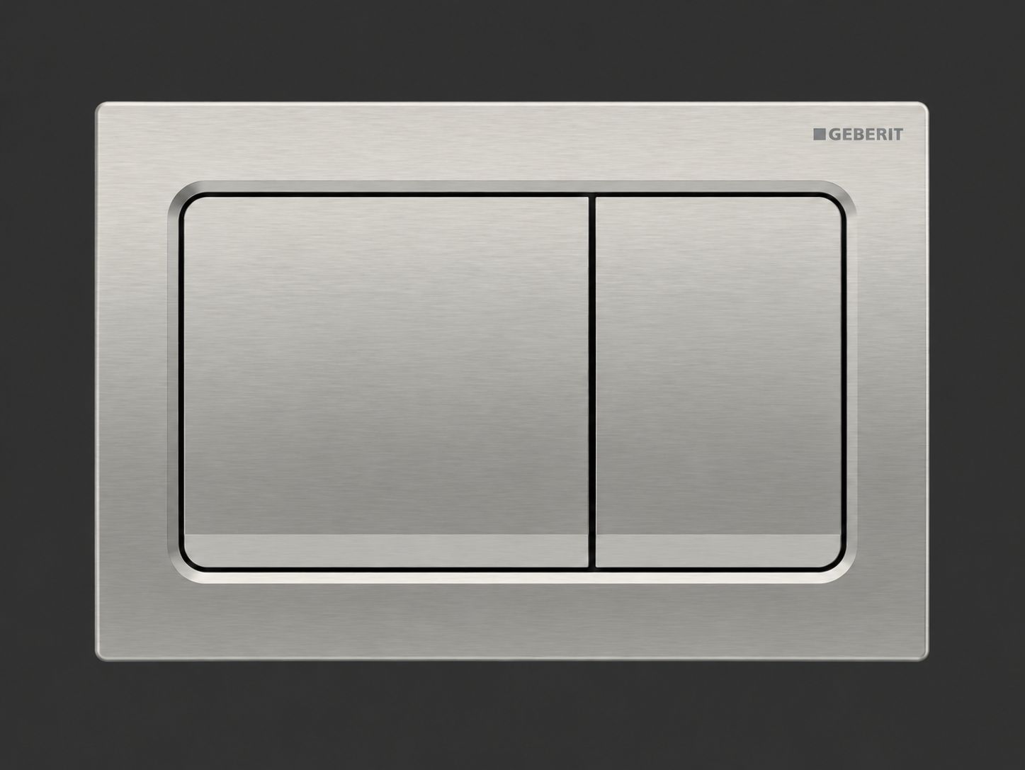 Alpha01 Square PVD Brushed Nickel Flush Plate