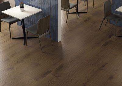 Grès cérame Cifre Ceramica Vermont Walnut mat 20 x 120 cm, rectifié