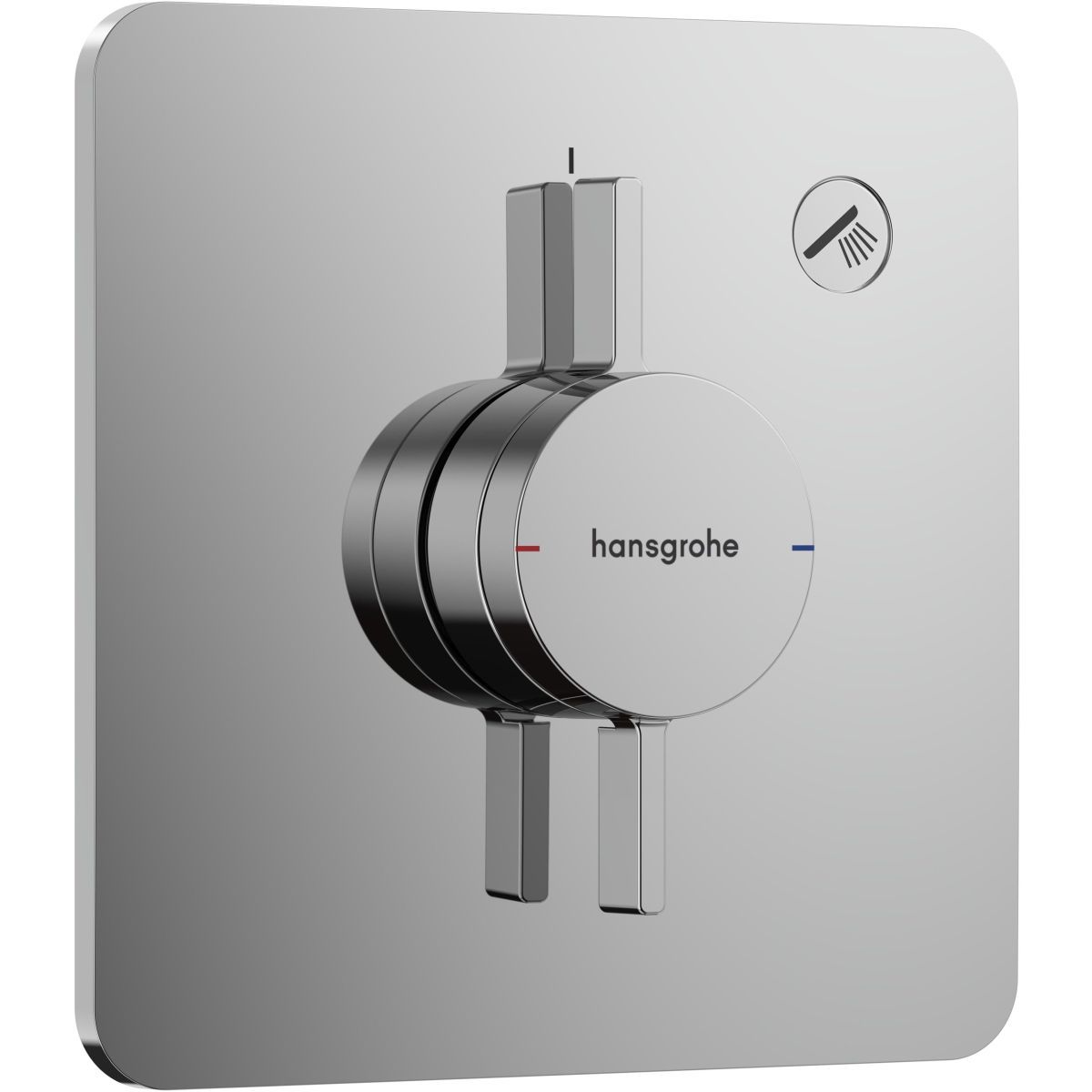Set de finition pour mitigeur mécanique encastré Hansgrohe DuoTurn Q avec 1 fonction