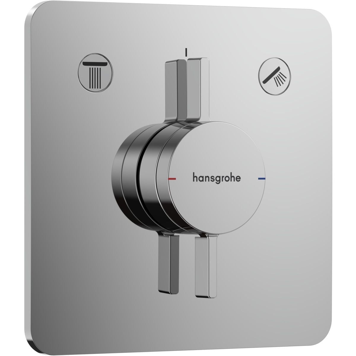 Set de finition pour mitigeur mécanique encastré Hansgrohe DuoTurn Q avec 2 fonctions