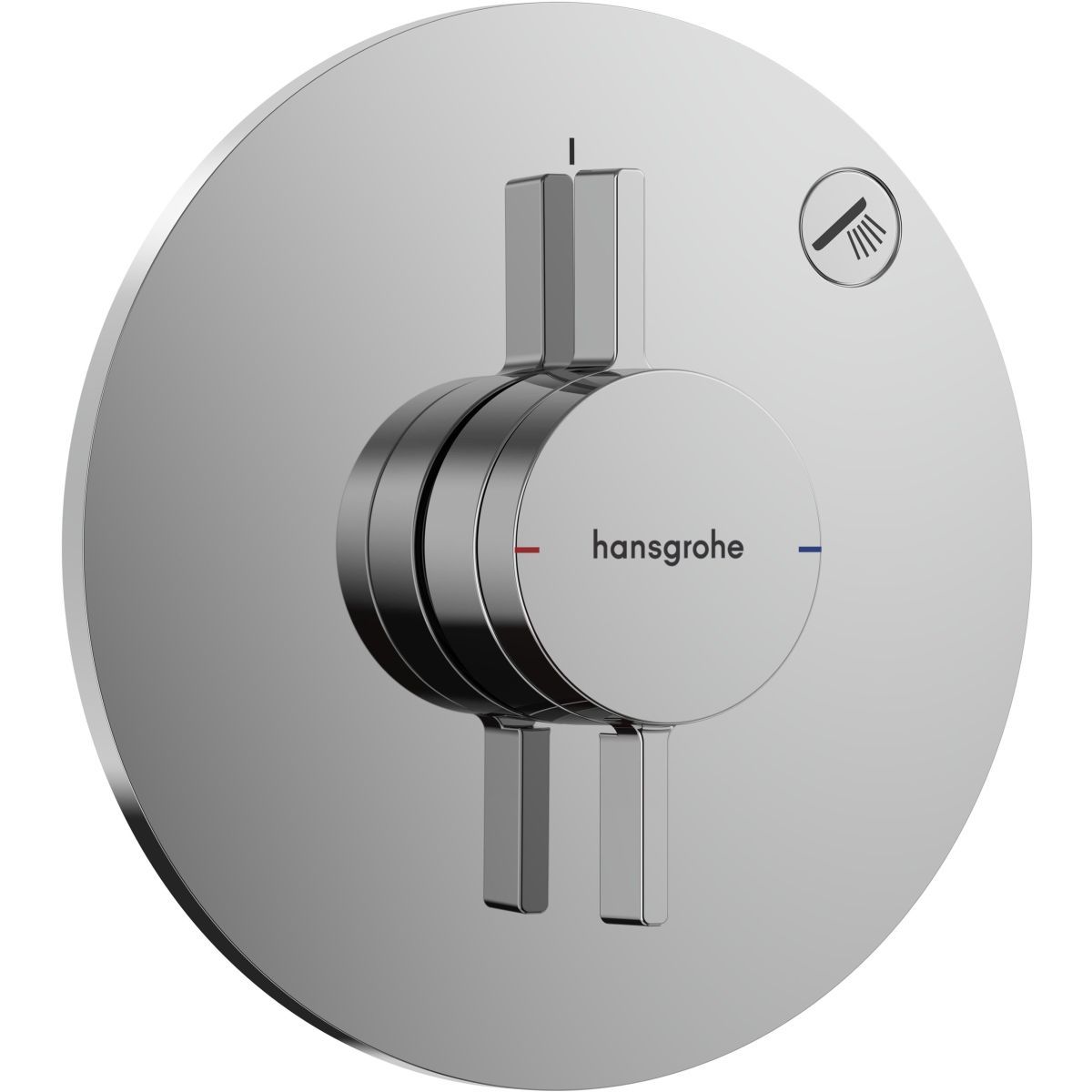 Set de finition pour mitigeur mécanique encastré Hansgrohe DuoTurn S avec 1 fonction