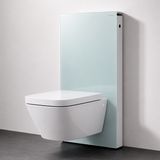 Panneau sanitaire Geberit Monolith pour WC suspendu, 101 cm / Verre menthe