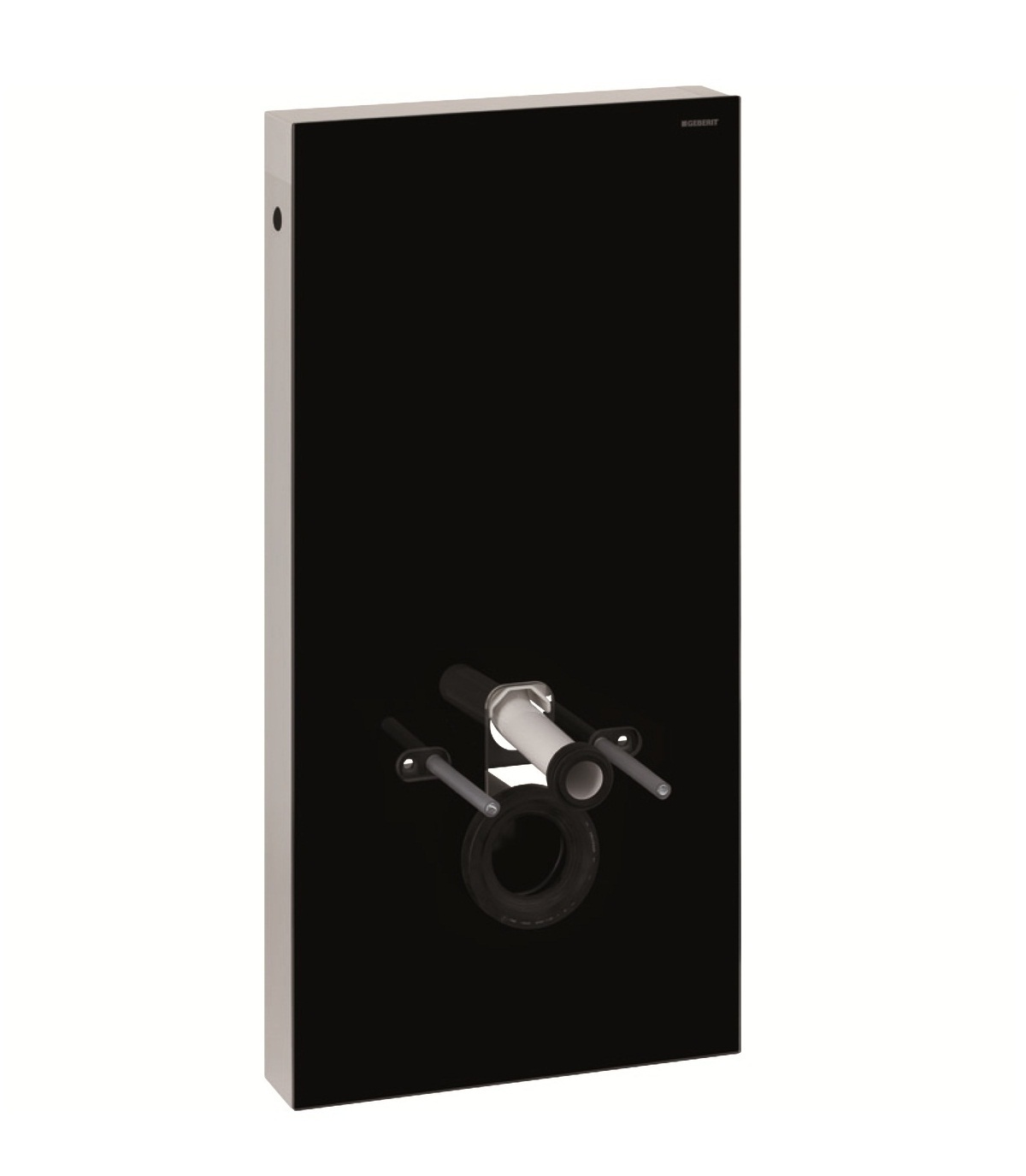 Panneau sanitaire Geberit Monolith pour WC suspendu, 101 cm / Verre noir - vue 3