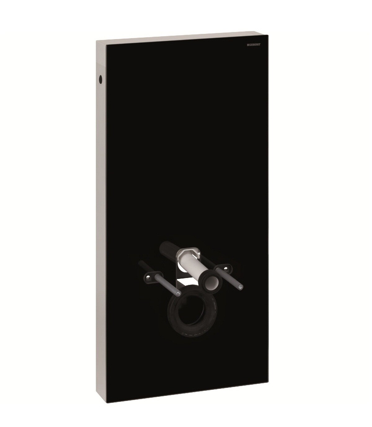 Panneau sanitaire Geberit Monolith pour WC suspendu, 101 cm / Verre noir