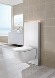 Panneau sanitaire Geberit Monolith PLUS pour WC suspendu / Verre blanc