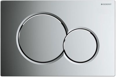 Geberit Sigma01 Round Flush Plate / Glossy Chrome