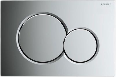 Geberit Sigma01 Round Flush Plate / Glossy Chrome