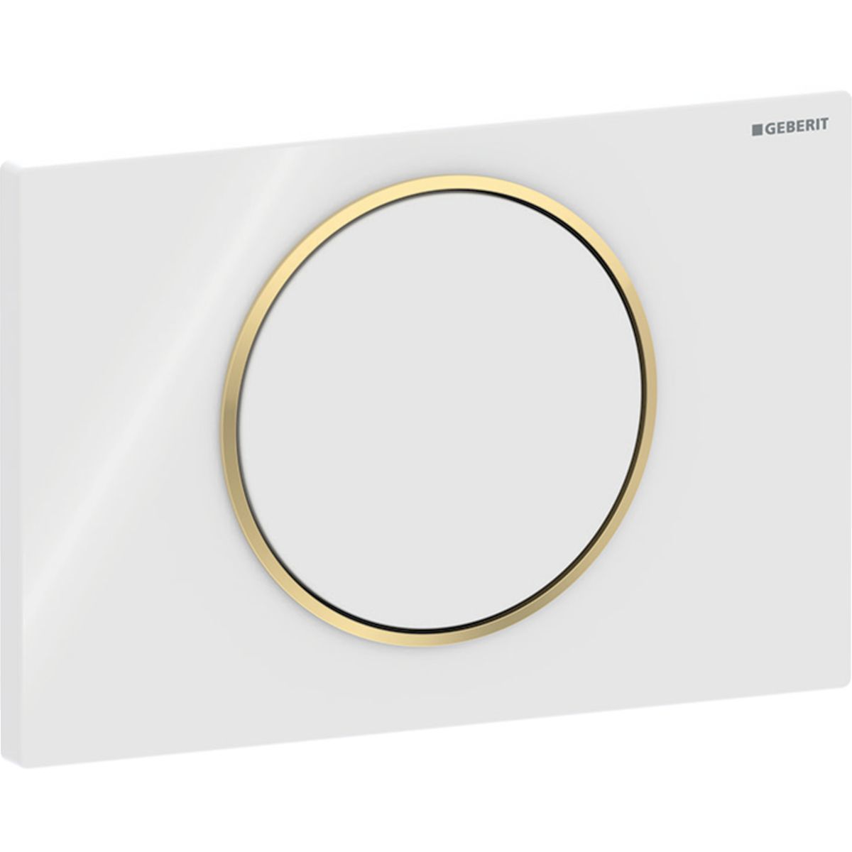 Geberit Sigma10 Actuation Plate / White Gold