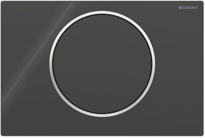 Geberit Sigma10 Actuation Plate / Chrome Black