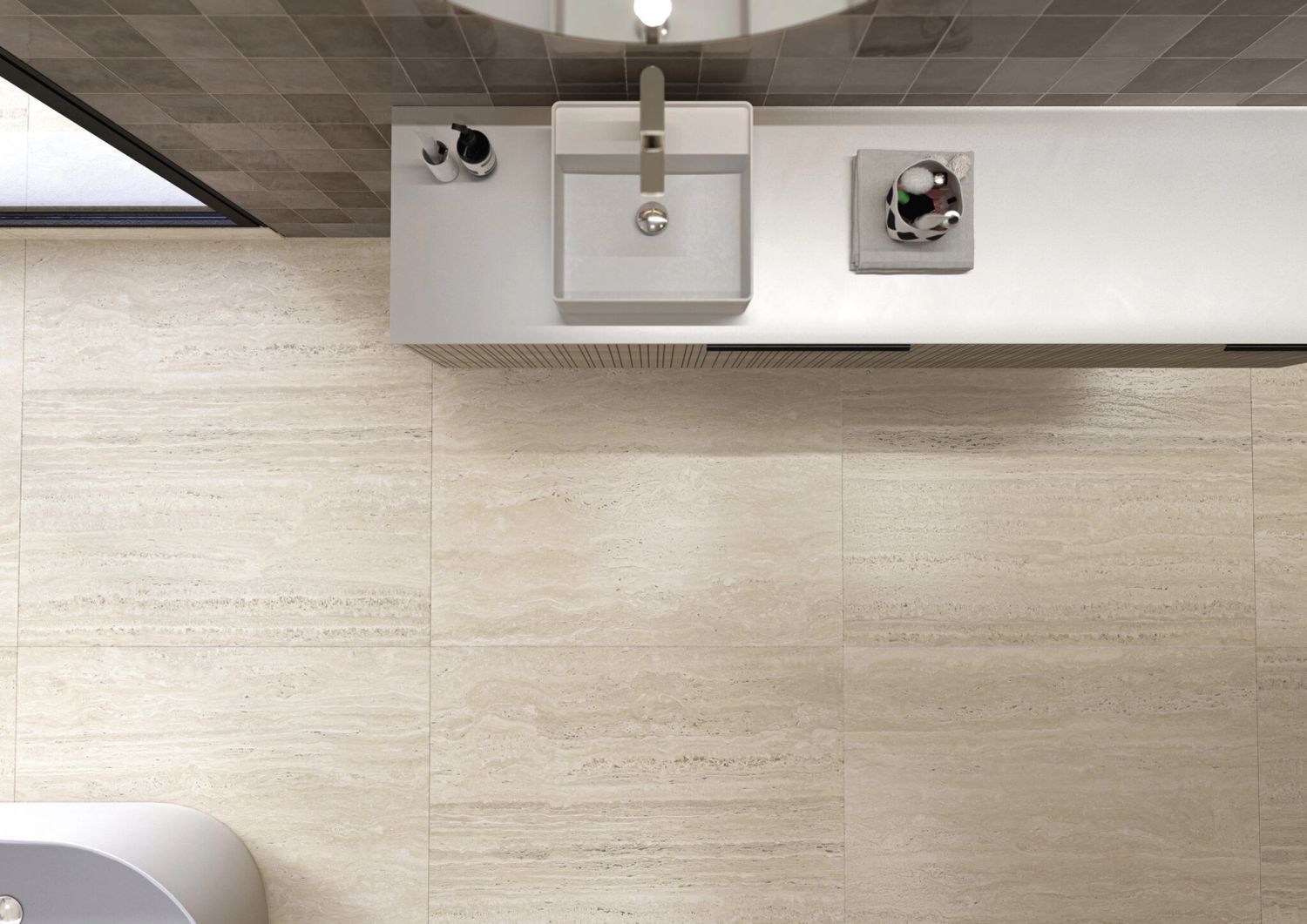 Porcelain Stoneware Liceo Ivory Polished 60 x 120 cm - Cifre Ceramica