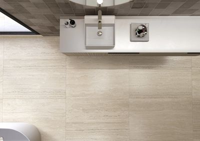 Gres porcellanato effetto marmo · Cifre Ceramica · Liceo · 60 x 120 cm · Ivoire