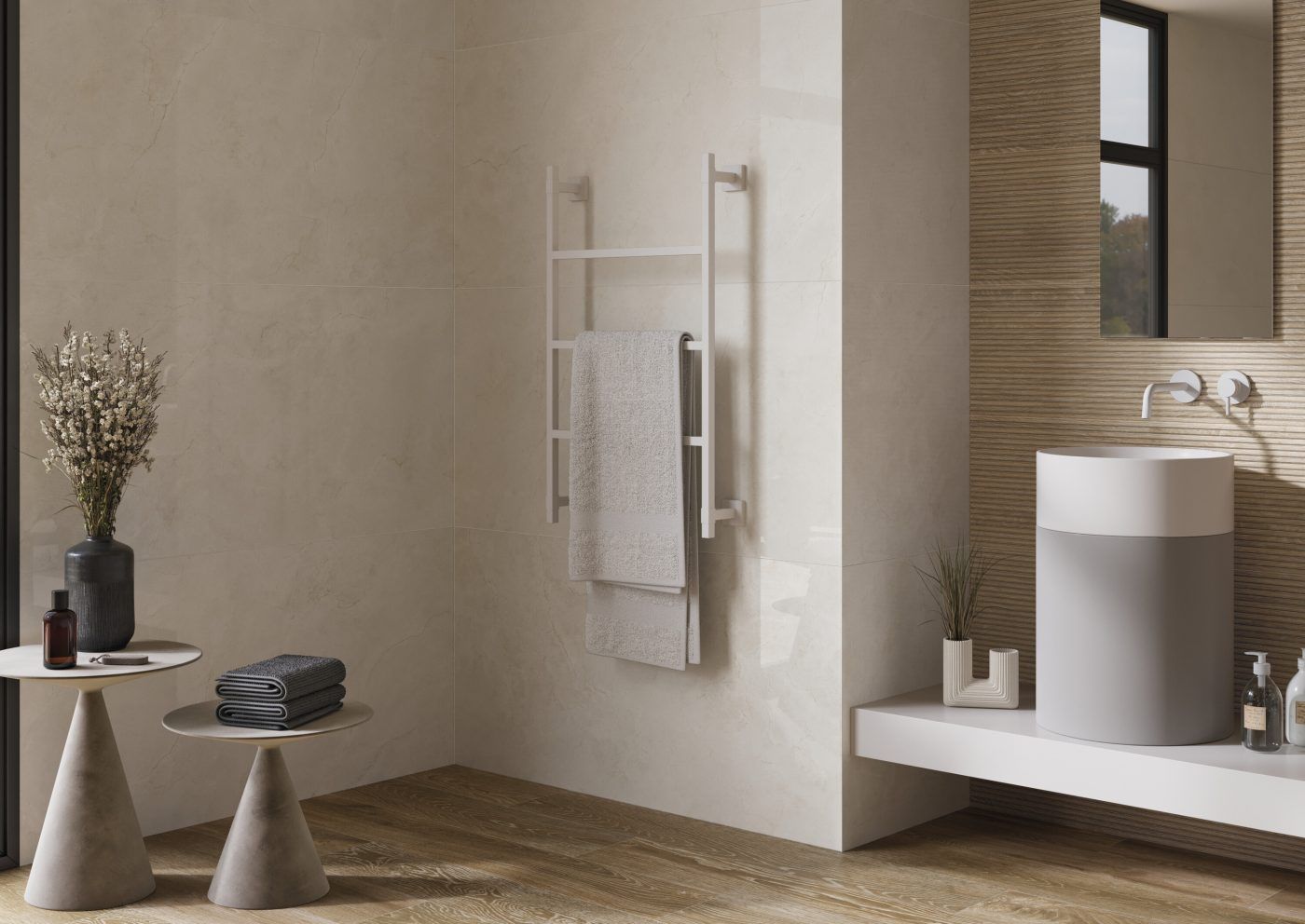Polished Porcelain Stoneware Orion Marfil 60 x 120 cm - Cifre Ceramica