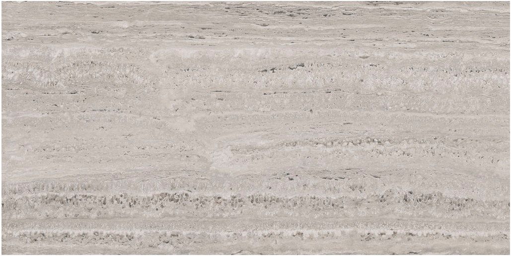 Mat Porcelain Stoneware Liceo Travertin Grey R9 60 x 120 cm - Cifre Ceramica