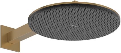 Hansgrohe Raindance Alive S 300 2-Jet EcoSmart Overhead Shower with Brushed Bronze Shower Arm Hansgrohe Raindance Alive S 300 2-Jet EcoSmart Overhead Shower with Brushed Bronze Shower Arm