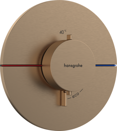 Finish Set for Hansgrohe ShowerSelect Comfort S Concealed Thermostatic Mixer in Brushed Bronze
