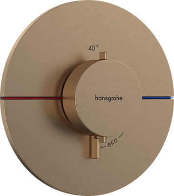 Finish Set for Hansgrohe ShowerSelect Comfort S Concealed Thermostatic Mixer in Brushed Bronze