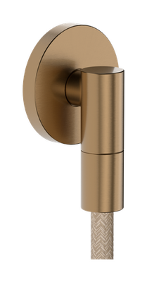 Coude de raccordement Hansgrohe FixFit Fine S en bronze brossé