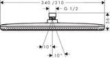 Raindance Alive Q Douche de tête 210/340 1jet