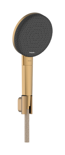 Hansgrohe Wall Mount with Raindance Alive Select S 3-Jet EcoSmart Hand Shower Flexible Designflex 1.60 m in Brushed Bronze