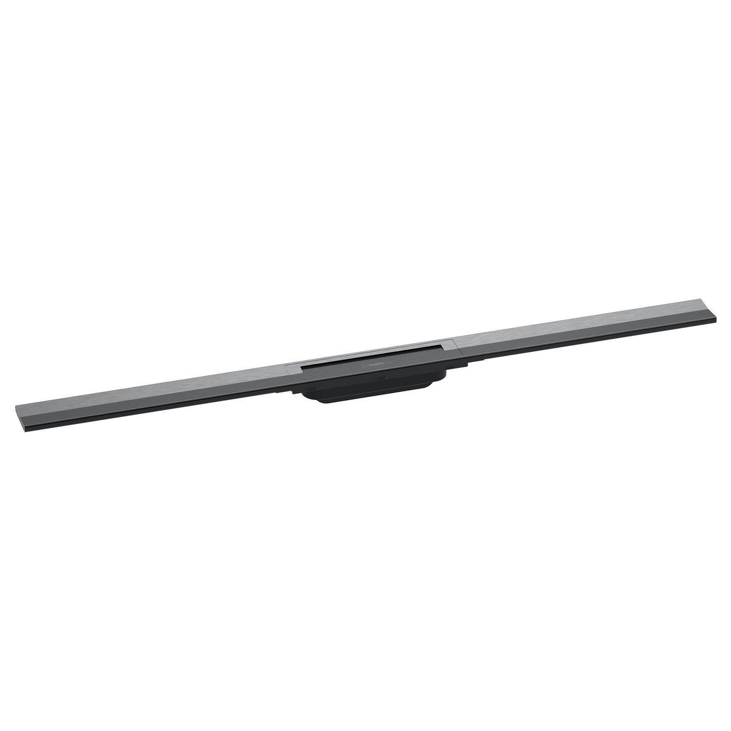 Hansgrohe RainDrain Flex 1000 mm Finishing Set, Cuttable for Free Installation in Brushed Black Chrome