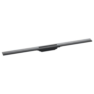 Set de finition Hansgrohe RainDrain Flex 1000 mm découpable pour montage libre en noir chromé brossé