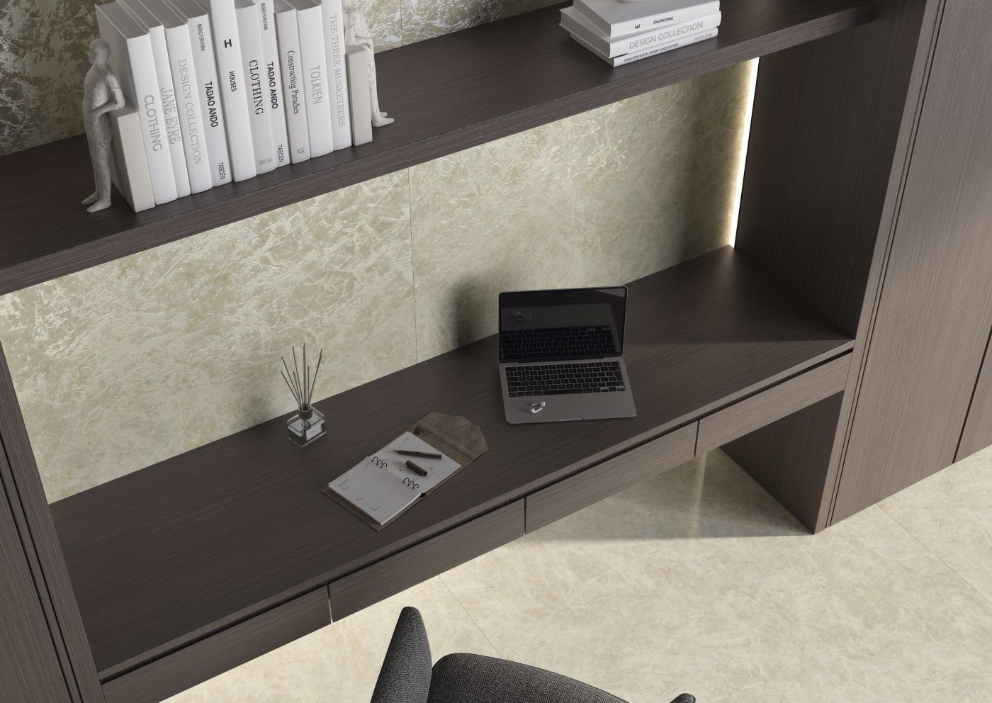 Cristallo Naturale Polished Porcelain Stoneware 60 x 120 cm - Cifre Ceramica