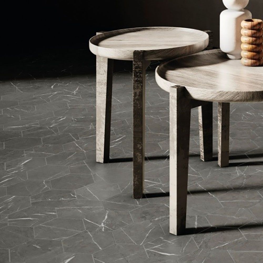 Polished Marquina Porcelain Stoneware 60 x 120 cm - Cifre Ceramica
