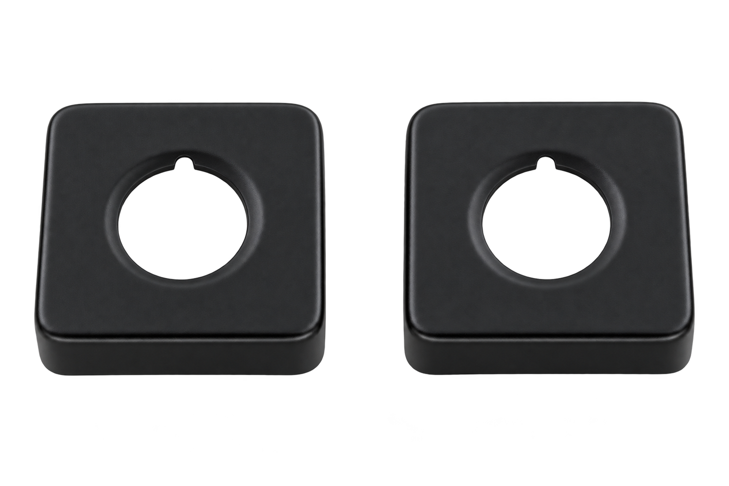 Square Rosettes for Mixer in Matte Black