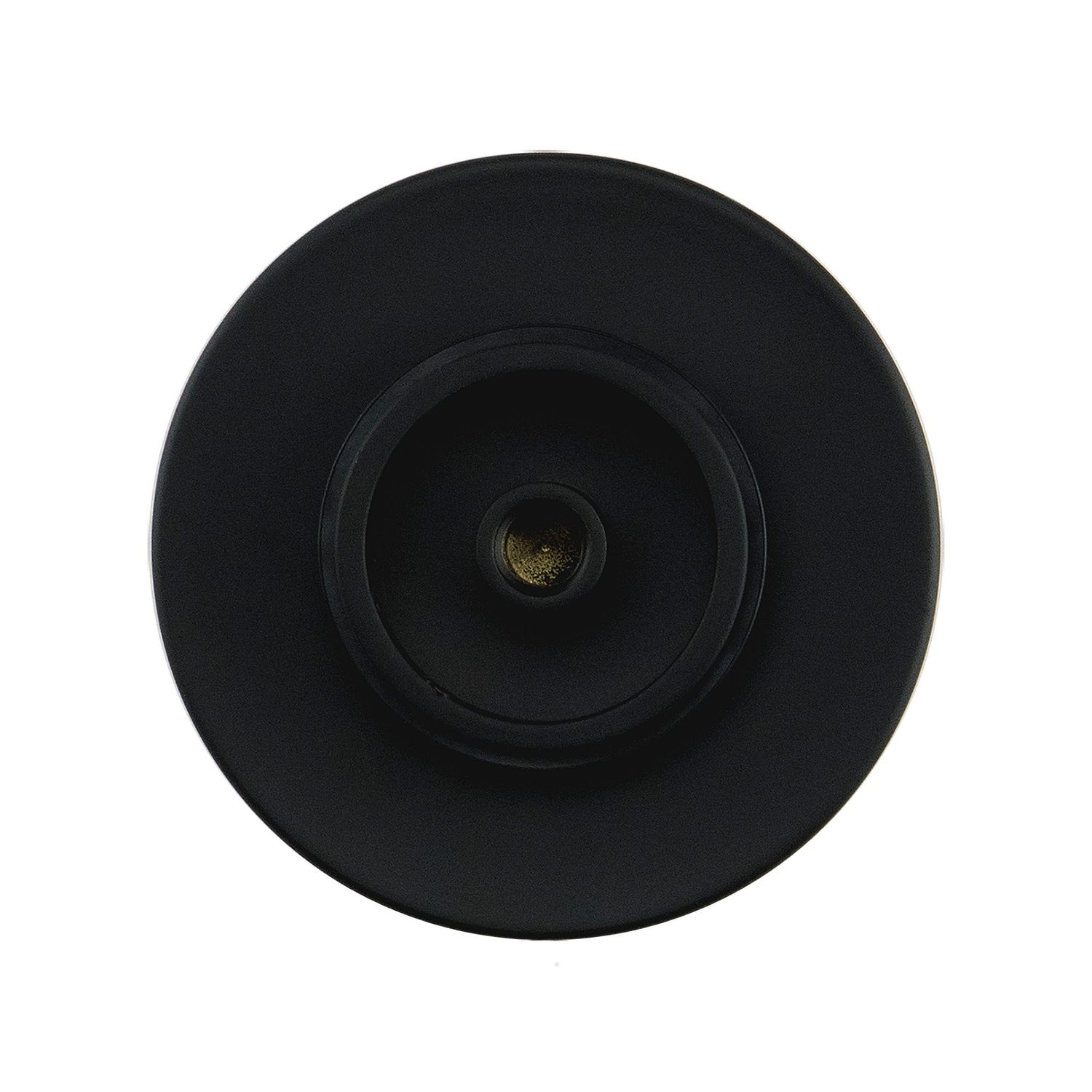 Matte Black Click-Clack Sink Drain Cover by Deante