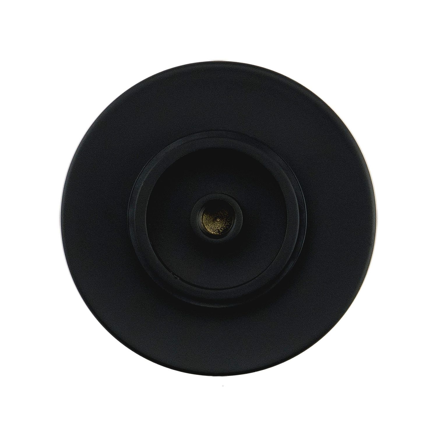 Matte Black Click-Clack Sink Drain Cover by Deante