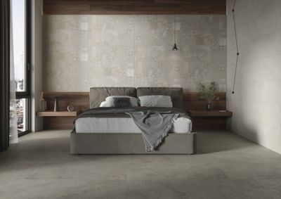 Gres porcellanato effetto pietra · Cifre Ceramica · Munich · 60 x 120 cm · Marron