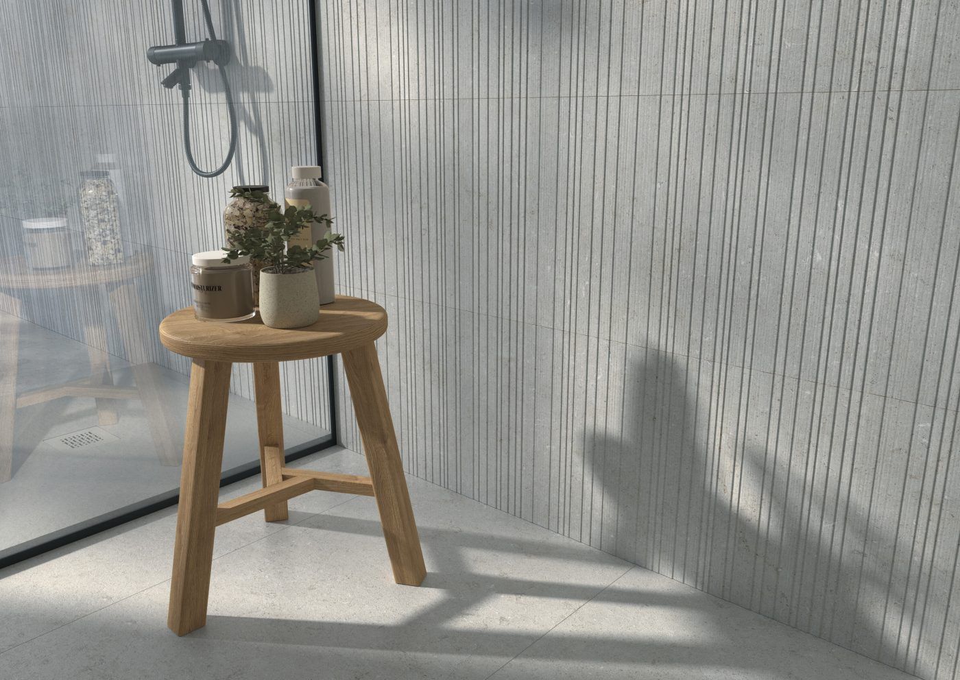 Grès cérame Cronos Pearl mat R9 60 x 120 cm - Cifre Ceramica — vue 2