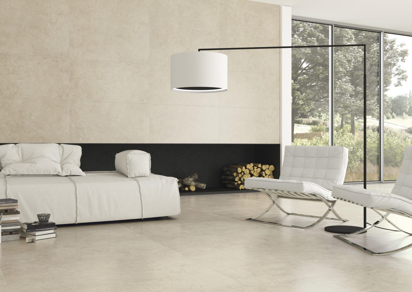 Matte Crema Marfil Porcelain Stoneware 60 x 120 cm - Cifre Ceramica