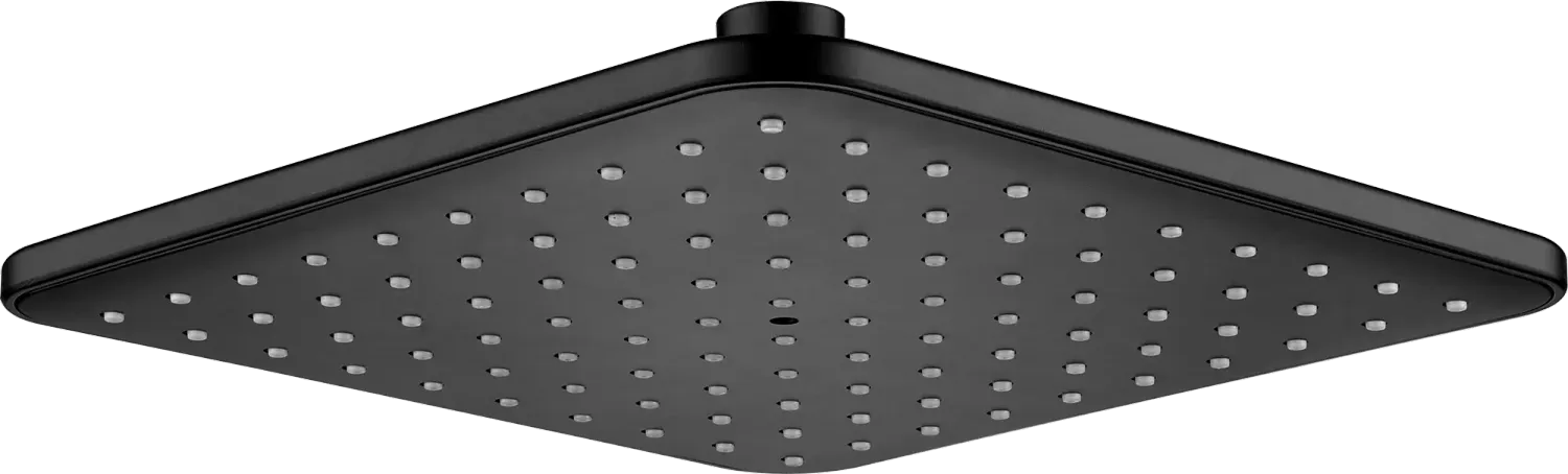 Deante Square Shower Head for Boro Shower Column in Matte Black