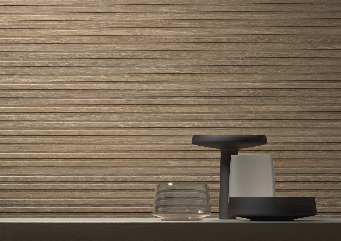Pâte blanche Linier Walnut mat 60 x 120 cm - Cifre Ceramica — vue 2