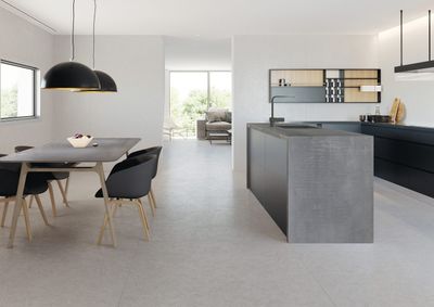 Gres porcellanato effetto pietra · Cifre Ceramica · Granite · 60 x 120 cm · Grigio
