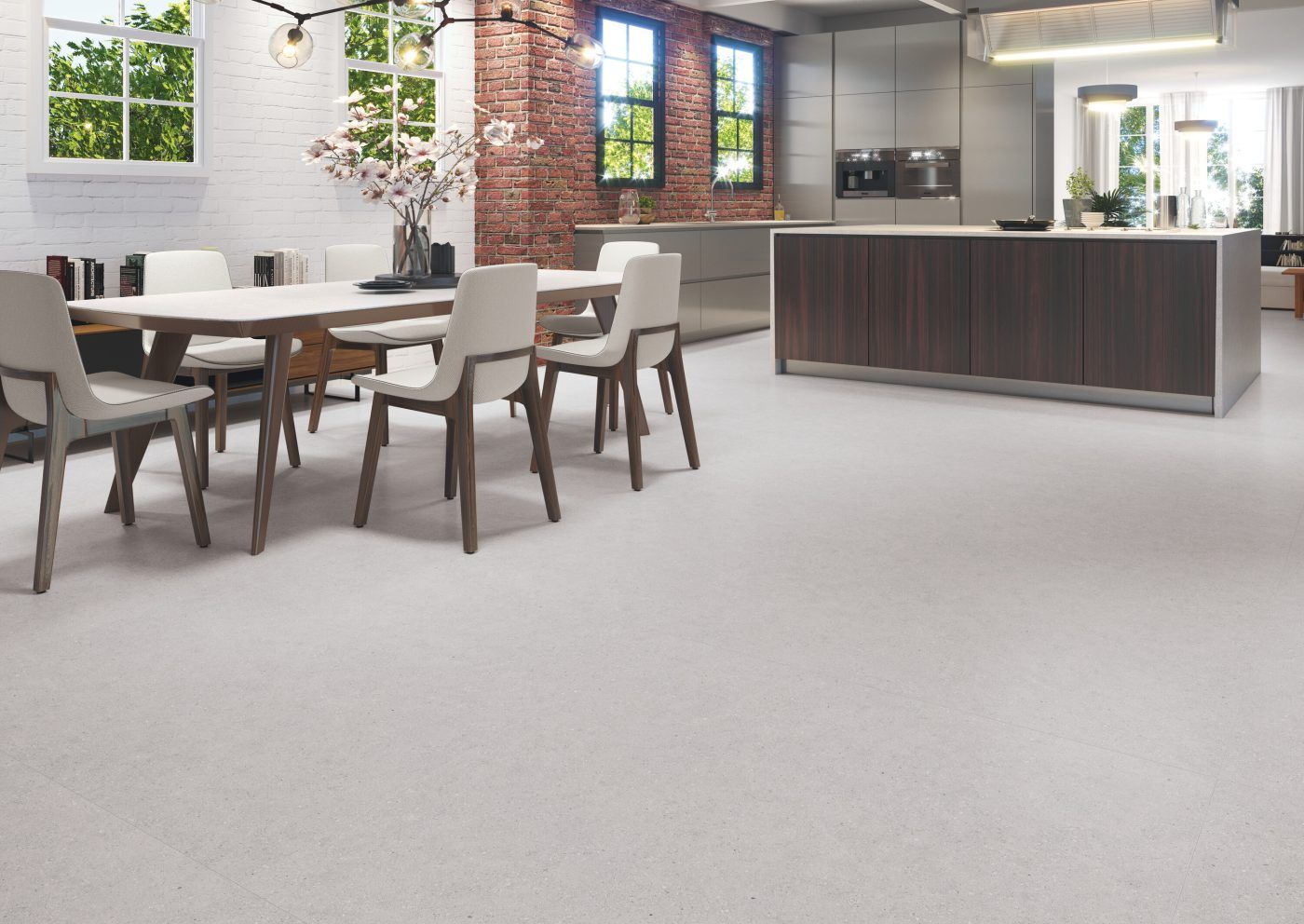 Grès cérame Granite Grey mat Brushed R10 60 x 120 cm - Cifre Ceramica — vue 3