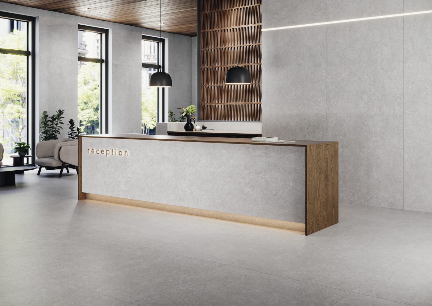 Grès cérame Acron Pearl mat Soft 60 x 120 cm - Cifre Ceramica