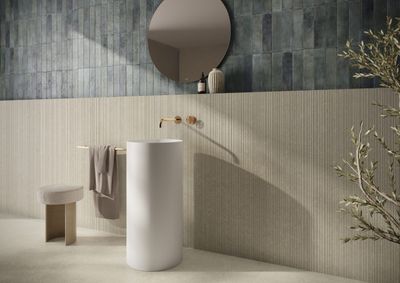 Grès cérame Mytos Sand mat Brushed 60 x 120 cm - Cifre Ceramica
